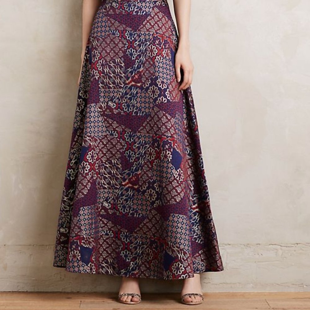 ANTHROPOLOGIE Brocade Ball Skirt by HD in Paris